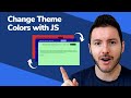Change Website Colors with CSS and Javascript | Light and Dark Mode Toggle