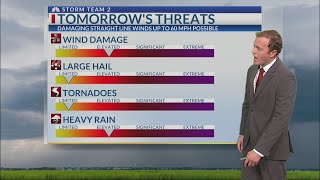 Severe storms, strong winds likely on Sunday