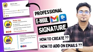 How To Add a Signature in Gmail | Create A Professional E-Mail Signature [ In Just 2 Minutes ] 🔥🔥