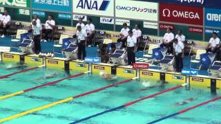 鈴木聡美　女子200m平泳ぎ　予選　FINA競泳ワールドカップ東京2013