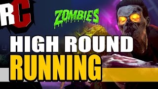 Infinite Warfare Zombies - High Round running spot in Spaceland (High Round Circle Farming)