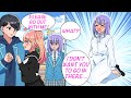 【Manga】My Sister Pretended To Be My Girlfriend In Front Of The Prettiest Girl And She Got Jealous.