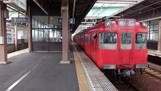 鶴舞線を走る名鉄100系115F 当駅止まり 上小田井駅