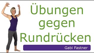 🌷 18 min. Übungen gegen Rundrücken | Brustwirbelsäule bewegen & aufrichten, ohne Geräte, im Stehen