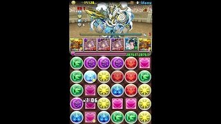 パズドラ【チャレンジダンジョン！第29回 Lv8】太陽神・ラー＝ドラゴンPT ノーコン【ソロ】