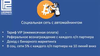 🔔 Как можно зарабатывать на платформе Леопейс  Источники дохода Leopays