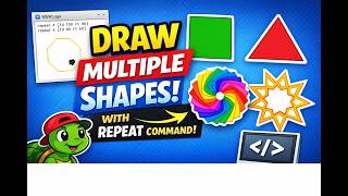 How to Draw Multiple Shapes in MSW Logo Using Repeat Command | Easy Tutorial