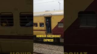 HOWRAH BALURGHAT EXPRESS PASSING KHAGRAGHAT ROAD RAILWAY STATION