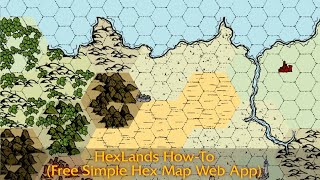 HexLands Free Simple Web Hex Map Creator How-To