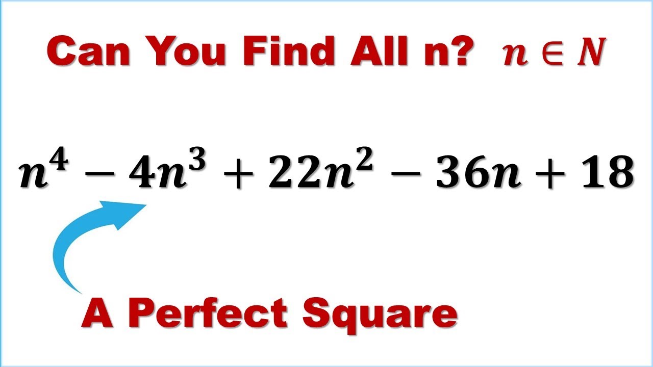Math Olympiad Question Solving Tricky Equation Algebra And Number