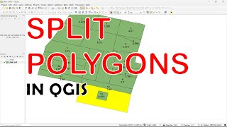 How to Divide Polygons in QGIS | Split LPM | Split Polygon | Split Features Tool | AnuTechTutorials