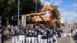 喜志新家　令和４年 美具久留御魂神社宮入 富田林市だんじり祭 大阪府富田林市