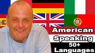 American Polyglot Speaking over Fifty Languages