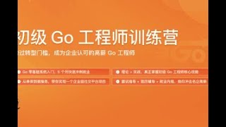 初级go工程师训练营 更新至第10期