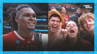 No. 11 NC State Celebrates Advancing to the Final Four | 2024 March Madness