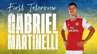 🇧🇷 Gabriel Martinelli's first Arsenal interview