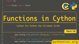 Functions in Cython-P10|Cython for Python | python tutorials