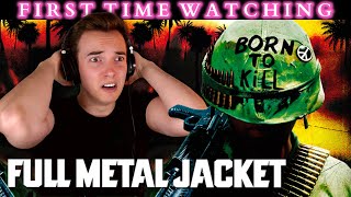FULL METAL JACKET (1987) just HURTS! | FIRST TIME WATCHING | (reaction/commentary/review)