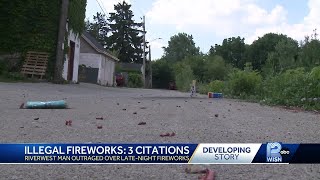 Illegal fireworks light up Milwaukee skies