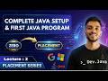 Complete Java Setup Guide 2026 | Windows, Mac, Linux & Hello World Explained | Dev.Jav