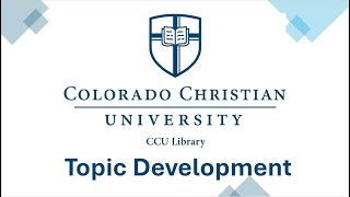 Topic Development