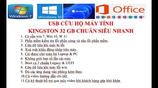 Cài Win 11 Bằng USB Cứu Hộ