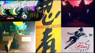 NINJA GUN (Kasco 197x) light gun shooter electro-mechanical game