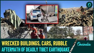 7.1 Magnitude Tibet Earthquake Shocking Aftermath: Buildings Crumbled, Rescue Teams Struggle