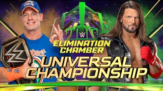 UNIVERSAL CHAMPIONSHIP || JOHN CENA VS AJ STYLES WWE RAW MATCH || WWE MAYHEM MATCH || #23