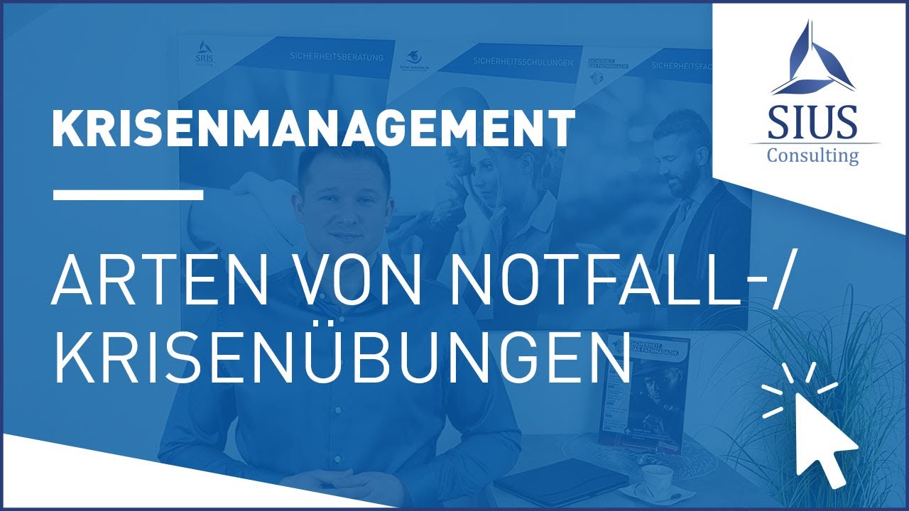 Krisenmanagement - Arten Von Notfall- Und Krisenübungen (Planübung ...