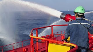 Fire fighting arrangements on ship (Full Video)