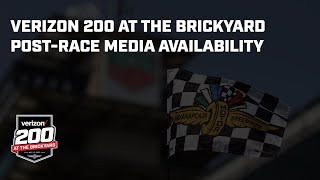 Livestream: Verizon 200 at the Brickyard Post-Race Press Conference