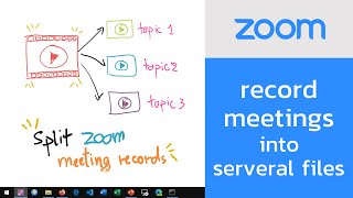 เทคนิคการใช้ zoom เพื่อ record meetings ออกเป็นคลิปย่อย ๆ หลาย ๆ คลิป