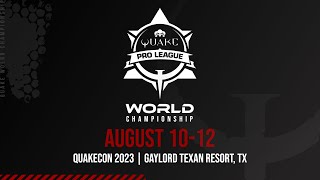 Quake Pro League 2023 | Quake World Championship @ QuakeCon | DAY 1