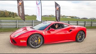 Ferrari 488 GTB Xtreme Xperience Drive / Ride \u0026 Engine Sound on My Car Story with Lou Costabile