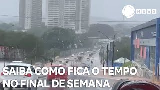 Saiba a previsão do tempo para o final de semana