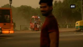 Watch: Dust storm, rain bring respite from heat   in Delhi-NCR