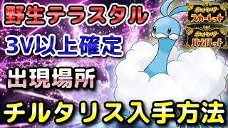 【ポケモンSV】チルタリス（野生テラスタル）入手方法！固定シンボル出現場所！3V以上確定で育成しやすい！【スカーレット・バイオレット】