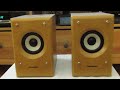 classic panasonic sb pm07 6ohm wood bookshelf speakers amazing sound