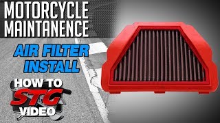 BMC Air Filter Installation from SportbikeTrackGear.com