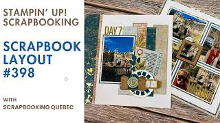 Scrapbook Layout # 398 (Stampin' Up! Scrapbooking)