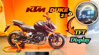 New 2024 KTM DUKE 250 TFT Display Detailed Review