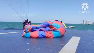 Parasailing | Pattaya Sea Beach | Thailand | ପଟ୍ଟାୟା ସମୁଦ୍ର ଉପରେ ଉଡିବାର ମଜା |Amaresh Biswal