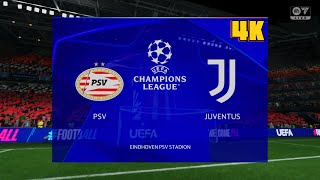 FC25 - PSV vs Juventus | UEFA Champions League PlayOff - 2 Match [4K60]PS5