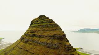 Iceland Kirkjufell Mountain SNÆFELLSNES PENINSULA Drone 4K