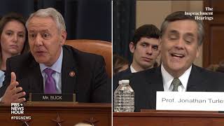 WATCH: Rep. Buck’s full questioning of Jonathan Turley | Trump impeachment hearings