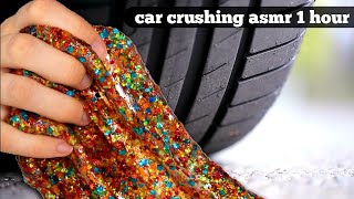 Car Crushing asmr 1 hour | Crushing Crunchy & Soft Things By Car Compilation 1 hour |