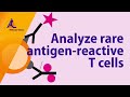 Analyzing rare antigen-reactive T cells with confidence