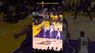 Los Angeles Lakers vs Phoenix Lebron insane save #nba #highlights #mlg #lakers #lebronjames #shorts