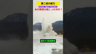 巨大津波の瞬間 第二波の恐ろしさ Japan Earthquake tsunami